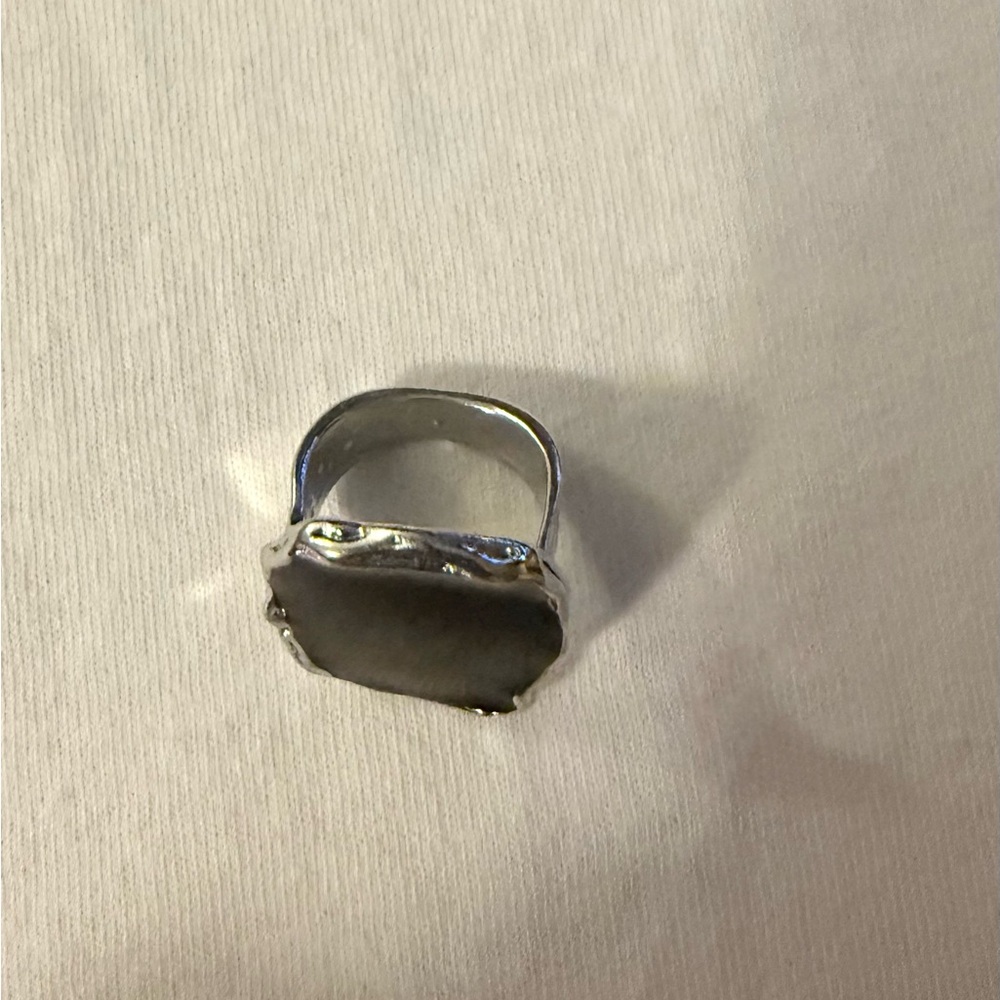 Black Enamel Ring